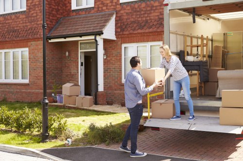 Man and van service loading furniture in Acton