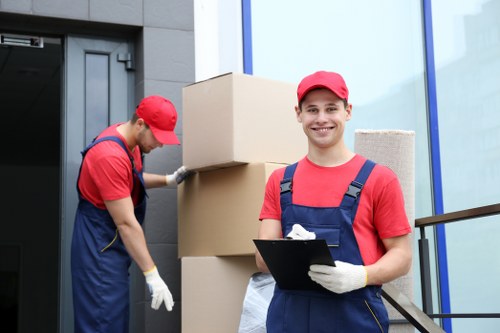 Professional Acton removals team preparing a home move