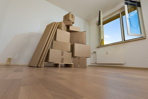Local removals service handling a house move in Acton