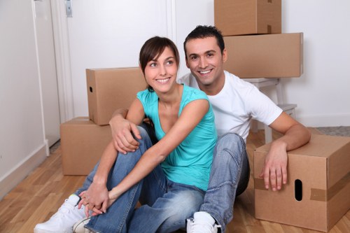 Furniture storage and transport for an Acton removal